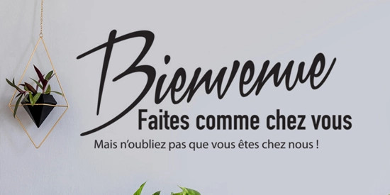 Stickers citation entrée