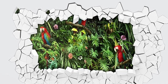 Stickers 3D - Trompe l'oeil