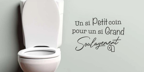 Stickers toilettes