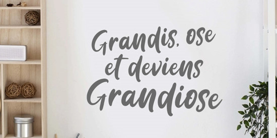 Stickers citation positive pour enfant