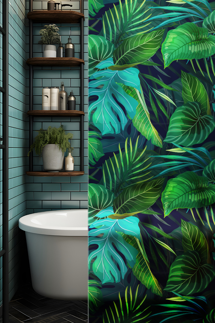 Stickers paroi de douche