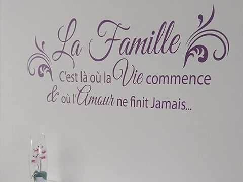 Stickers muraux famille