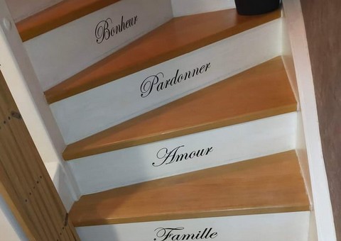 stickers citation escaliers